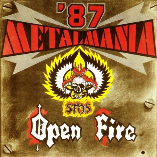 Пластинка Metalmania 87 Open fire / Stos